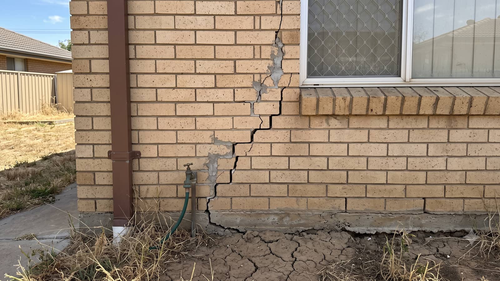 Foundation crack